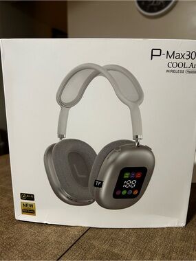 P-Max300 COOL.Art Wireless Bluetooth Headphones Touchscreen Display